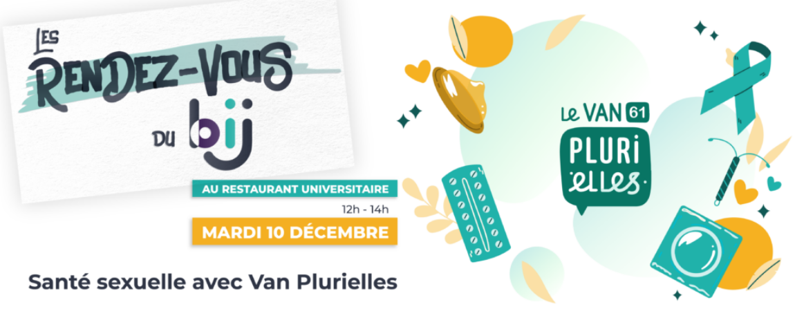 Les RDV du BIJ - Santé sexuelle avec le Van Plurielles au site universitaire