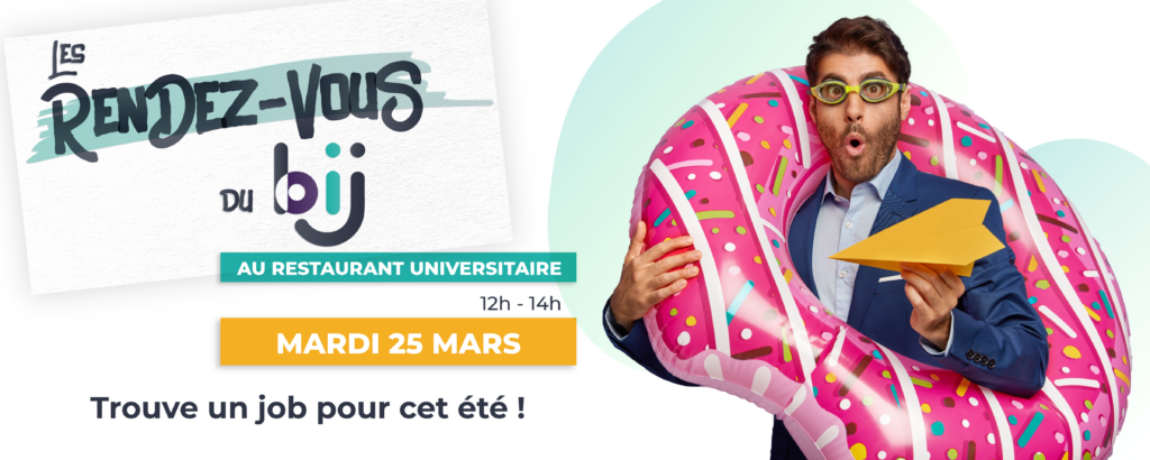 Le 25 mars - RDV du BIJ à l'université d'Alençon : Viens décrocher un job d'été !