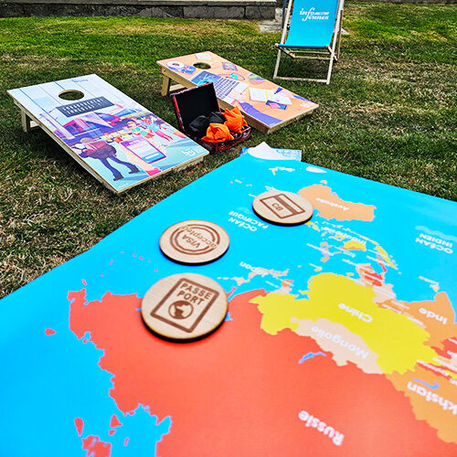 ParéO Voyages - Outil ludique pédagogique, jeu événementiel pour informer les jeunes sur les voyages et études à l'étranger