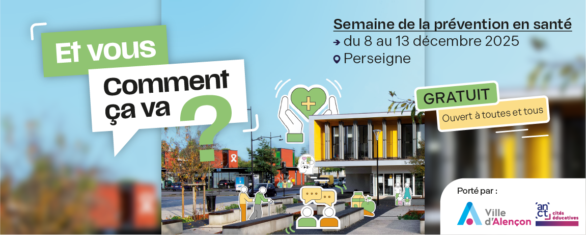 Semaine de la prévention en santé du 8 au 13 décembre au quartier de Perseigne à Alençon